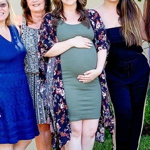 Motherhood Maternity Ribbed bodycon dress